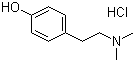 Hordenine hydrochloride molecular structure (CAS 6027-23-2)