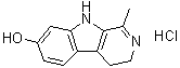 CAS # 6028-07-5, 1-Methyl-3H,4H,9H-pyrido[3,4-b]indol-7-ol hydrochloride, NSC 640461