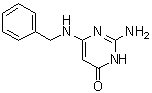 CAS # 60308-49-8, 2-Amino-6-[(phenylmethyl)amino]-4(1H)-pyrimidinone, NSC 52444