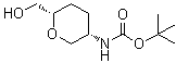 structure of CAS# 603130-24-1, 1,5-脱水-2,3,4-三脱氧-2-[[叔丁氧羰基]氨基]-D-苏式-己糖醇