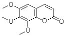 CAS # 6035-49-0, Dimethylfraxetin, 6,7,8-Trimethoxycoumarin, 6,7,8-Trimethoxy-2H-1-benzopyran-2-one, Fraxetin dimethyl ether
