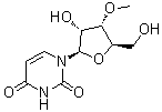 3'-O-Methyluridine molecular structure (CAS 6038-59-1)