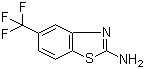 structure of CAS# 60388-38-7, 2-Amino-5-trifluoromethylbenzothiazole