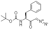 CAS # 60398-41-6, (-)-[(1S)-3-Diazo-2-oxo-1-(phenylmethyl)propyl]carbamic acid 1,1-dimethylethyl ester