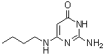 CAS # 60462-37-5, 2-Amino-6-(butylamino)-4(3H)-pyrimidinone, NSC 52443