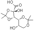 CAS # 60481-94-9, 2-C-Hydroxy-2,3:4,6-bis-O-(1-methylethylidene)-L-gulonic acid
