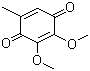 structure of CAS# 605-94-7, 2,3-Dimethoxy-5-methyl-p-benzoquinone