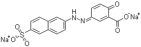structure of CAS# 6054-97-3, 媒介黄 3