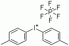 structure of CAS# 60565-88-0, Bis(4-methylphenyl)iodonium hexafluorophosphate