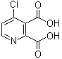 structure of CAS# 605661-85-6, 4-Chloropyridine-2,3-dicarboxylic acid