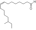 (Z)-14-Methyl-8-hexadecenal molecular structure (CAS 60609-53-2)