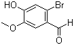 CAS # 60632-40-8, 6-Bromovanillin, 2-Bromo-4-hydroxy-5-methoxybenzaldehyde