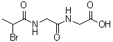 N-(2-Bromo-1-oxopropyl)glycylglycine molecular structure (CAS 60662-64-8)