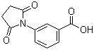 structure of CAS# 60693-31-4, 3-(2,5-Dioxopyrrolidin-1-yl)benzoic acid