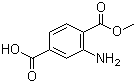 structure of CAS# 60728-41-8, 2-氨基对苯二甲酸甲酯