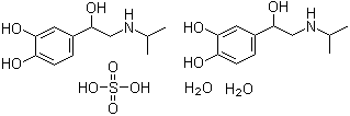 CAS 登录号：6078-56-4 (6700-39-6), 异丙肾上腺素硫酸盐二水合物