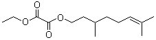 Citronellyl ethyl oxalate molecular structure (CAS 60788-25-2)