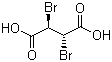 CAS # 608-36-6, meso-2,3-Dibromosuccinic acid, (2S,3R)-2,3-dibromobutanedioic acid
