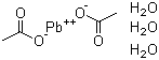 structure of CAS# 6080-56-4, Lead acetate trihydrate