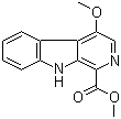 structure of CAS# 60807-25-2, 4-Methoxy-1-methoxycarbonyl-beta-carboline