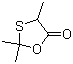 CAS # 60822-65-3, 2,2,4-Trimethyl-1,3-oxathiolan-5-one