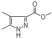 structure of CAS# 60858-33-5, 4,5-二甲基-1H-吡唑-3-羧酸甲酯