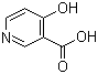 4-Hydroxynicotinic acid molecular structure (CAS 609-70-1)