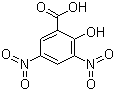 CAS # 609-99-4, 3,5-Dinitrosalicylic acid, 3,5-Dinitro-2-hydroxybenzoic acid