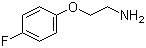 structure of CAS# 6096-89-5, 2-(4-氟苯氧基)乙胺