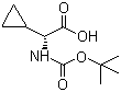 structure of CAS# 609768-49-2, Boc-D-环丙基甘氨酸