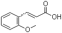 2-Methoxycinnamic acid molecular structure (CAS 6099-03-2)