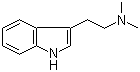 CAS 登录号：61-50-7, N,N-二甲基色胺, N,N-二甲基-1H-吲哚-3-乙胺