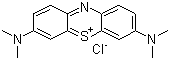 CAS # 61-73-4 (97130-83-1), Basic Blue 9, 3,7-Bis(dimethylamino)phenazathionium chloride, Methylene Blue, Ehrlich��s reagent III