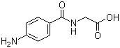 (4-Aminobenzoylamino)acetic acid molecular structure (CAS 61-78-9)