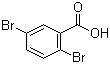 structure of CAS# 610-71-9, 2,5-二溴苯甲酸