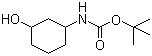 structure of CAS# 610302-03-9, (3-Hydroxycyclohexyl)carbamic acid tert-butyl ester