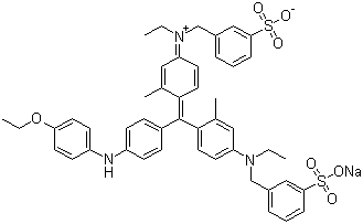 structure of CAS# 6104-58-1, 酸性蓝 90
