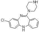 structure of CAS# 6104-71-8, 去甲氯氮平