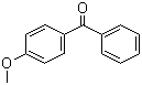 structure of CAS# 611-94-9, 4-Methoxybenzophenone