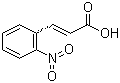 CAS # 612-41-9, 2-Nitrocinnamic acid, trans-2-Nitrocinnamic acid, 3-(2-Nitrophenyl)acrylic acid