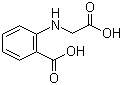 structure of CAS# 612-42-0, N-(2-Carboxyphenyl)glycine