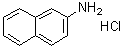 2-Naphthalenamine hydrochloride molecular structure (CAS 612-52-2)