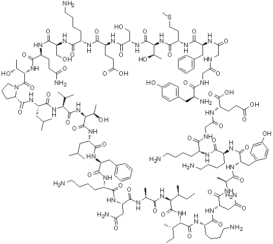 structure of CAS# 61214-51-5, Human beta-lipotropin(61-91)