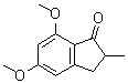 structure of CAS# 61227-52-9, 2,3-二氢-5,7-二甲氧基-2-甲基-1H-茚-1-酮