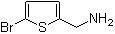 CAS # 612499-04-4, (5-Bromothiophen-2-yl)methanamine, (5-Bromothiophen-2-ylmethyl)amine, 1-(5-Bromo-2-thienyl)methanamine