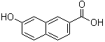 7-Hydroxy-2-naphthalenecarboxylic acid molecular structure (CAS 613-17-2)
