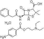 CAS 登录号：6130-64-9, 普鲁卡因青霉素 G, 青霉素 G 普鲁卡因(一水合物)