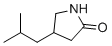 4-Isobutylpyrrolidin-2-one molecular structure (CAS 61312-87-6)