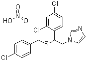 structure of CAS# 61318-91-0, Sulconazole nitrate