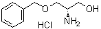 structure of CAS# 61366-43-6, (S)-2-氨基-3-(苄氧基)-1-丙醇盐酸盐